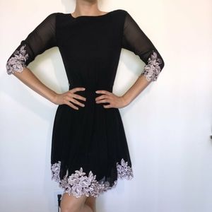 Ted baker embroidered dress